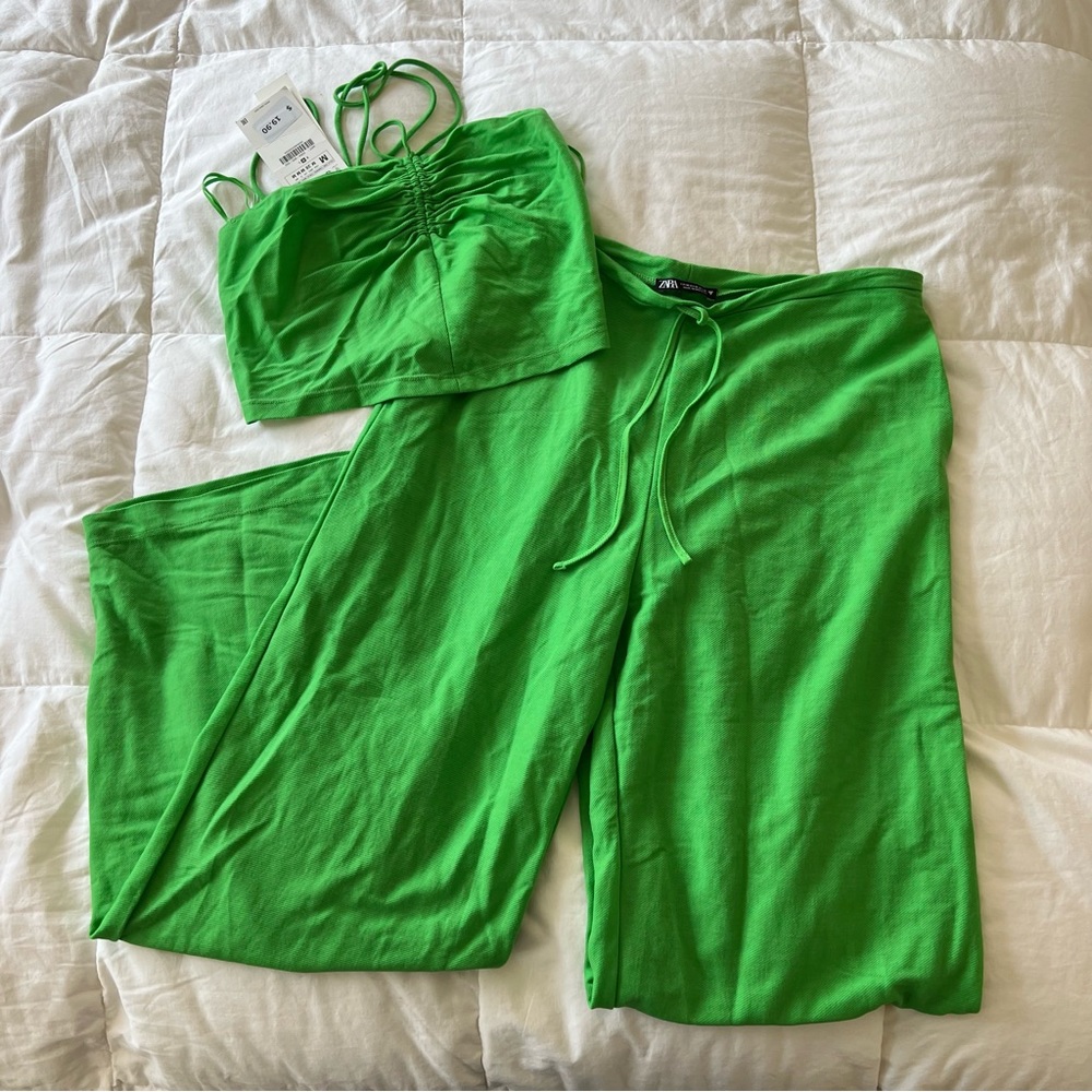 Green Zara Matching Set